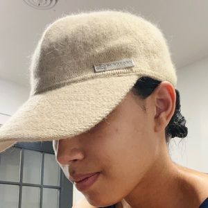 Beige Burberry Hat